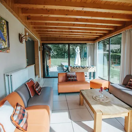 Le Heron 28pers, Malmedy- Cinema, Balneo, Sauna, Jardin 木屋